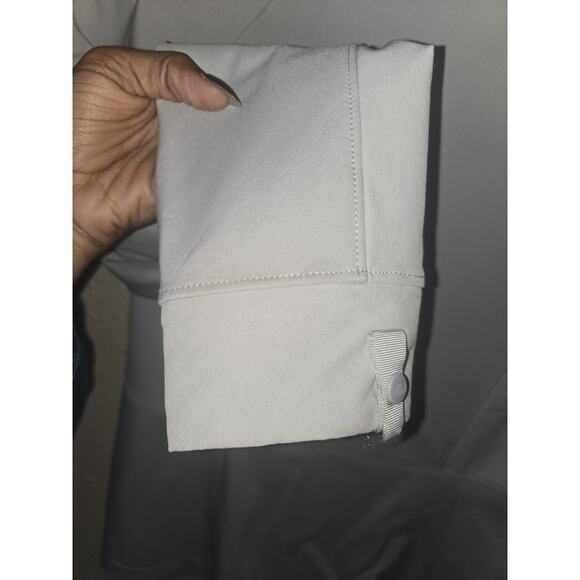 The North Face Womens Zip Up Jacket, Gray With Pink Logo, Size Large - Picture 8 of 10